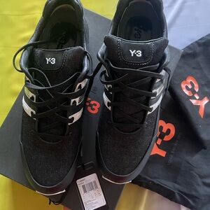 NEW Y-3 Adidas Sprint Sneakers Black White G41231 Men’s 11.5 Archive
